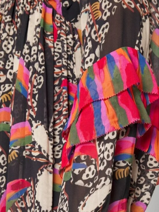 Farm Rio ‼️‼️Leopard Toucans Maxi Dress - Picture 4 of 16